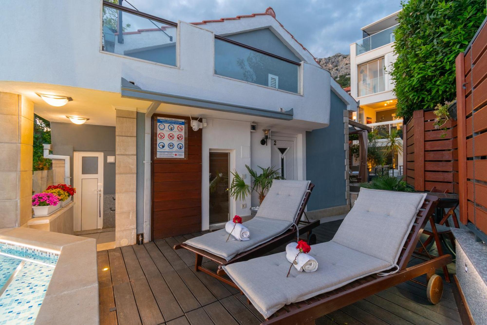 Apartments Villa Tomas Brela Bagian luar foto