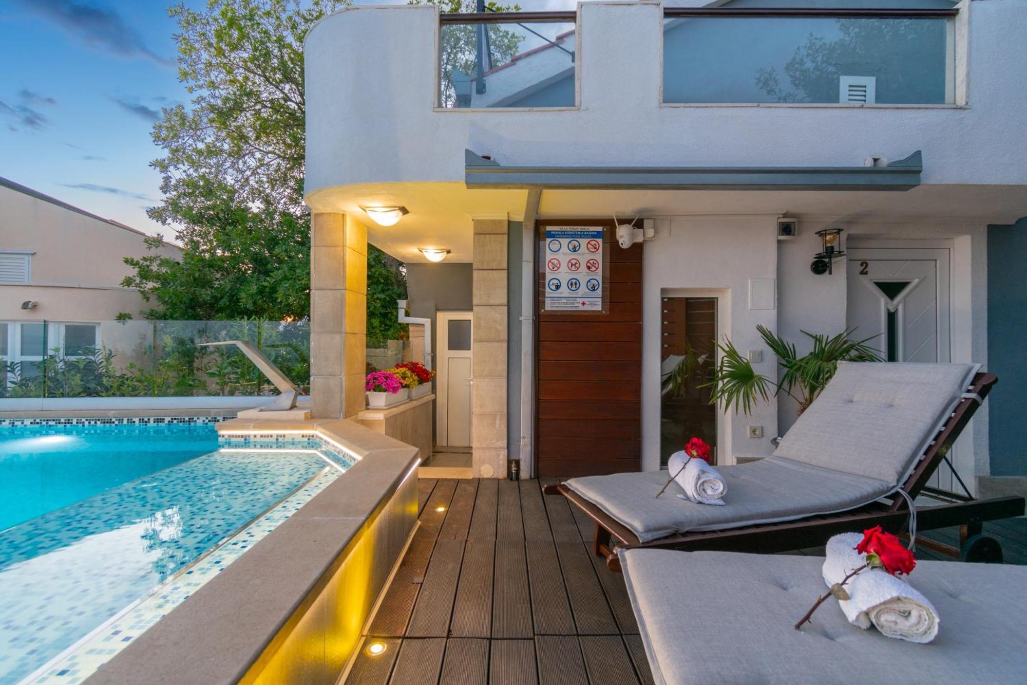 Apartments Villa Tomas Brela Bagian luar foto