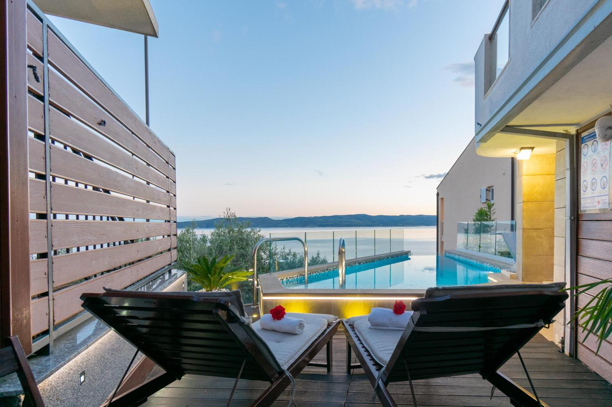 Apartments Villa Tomas Brela Bagian luar foto