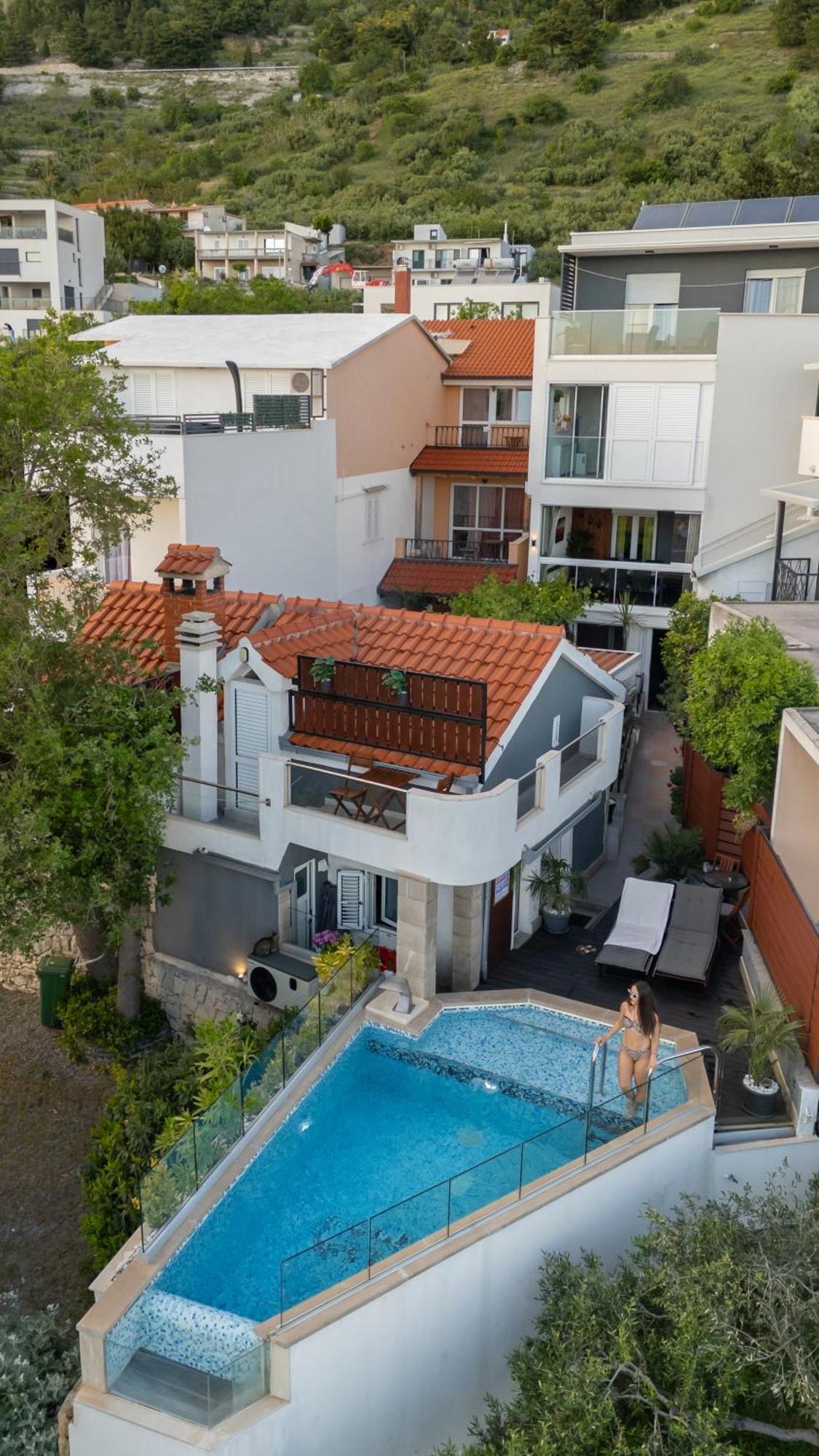 Apartments Villa Tomas Brela Bagian luar foto