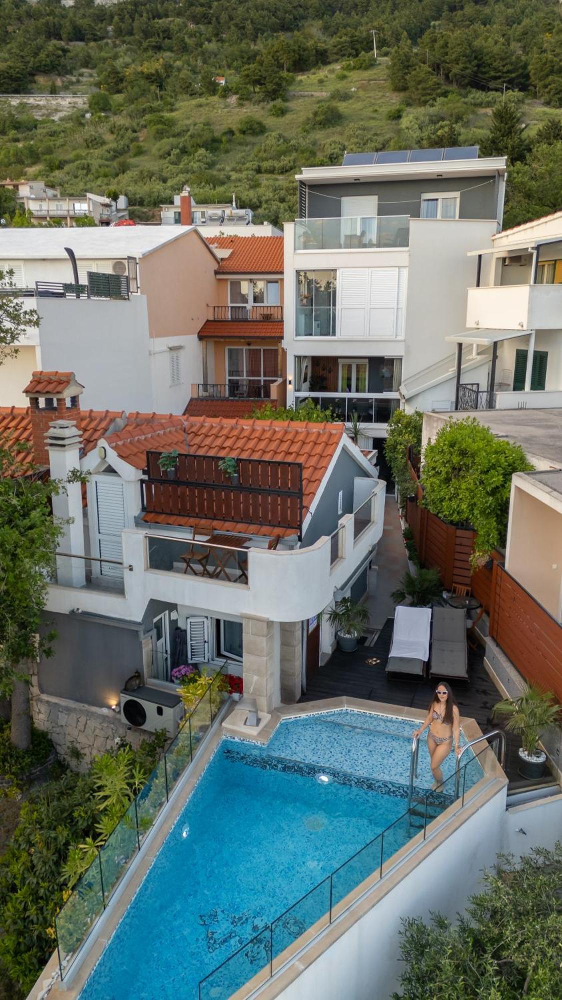 Apartments Villa Tomas Brela Bagian luar foto